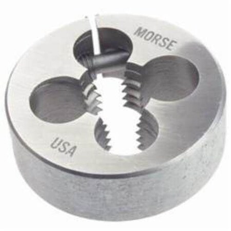 Threading Die, Adjustable Round Split, Series 195M, Metric, M6x1, 1316 Die Outside Dia, HSS